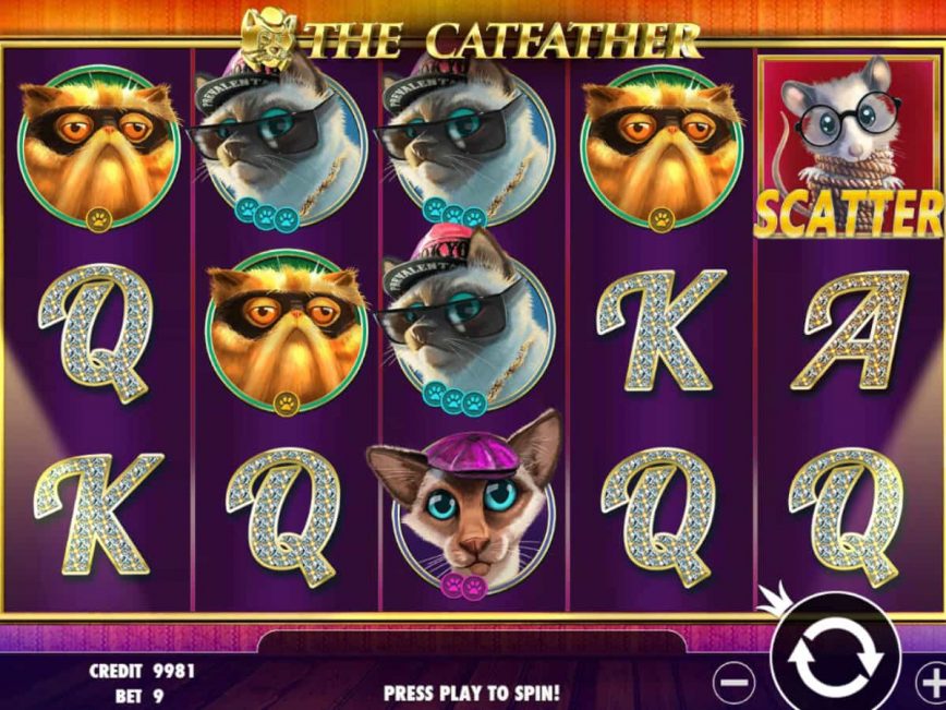 วิธีเล่น The Catfather เกมสล็อตแมวเหมียว